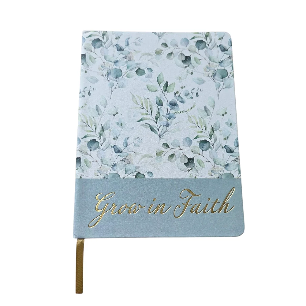NWOT Grow With Faith Lined 128 Page Journal With Ribbon Bookmark OS